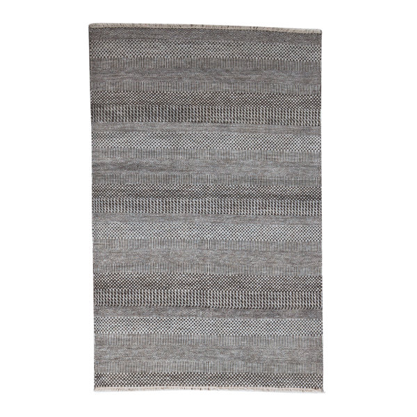 Bokara Rug Co., Inc. Moroccan Hand Knotted Wool Gray Area Rug Wayfair